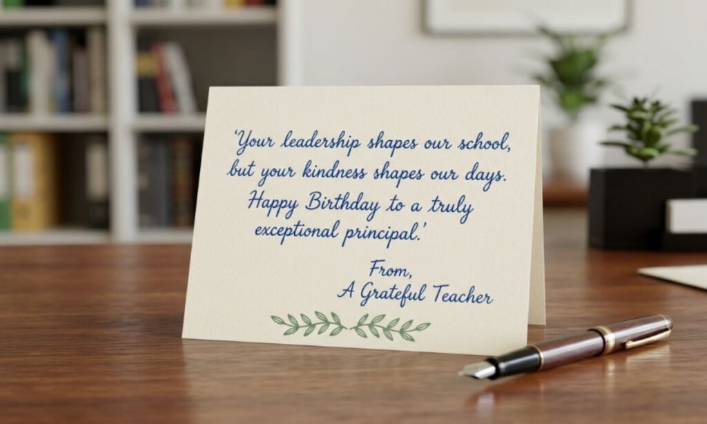 10+ Birthday Quotes for Principal from Teacher