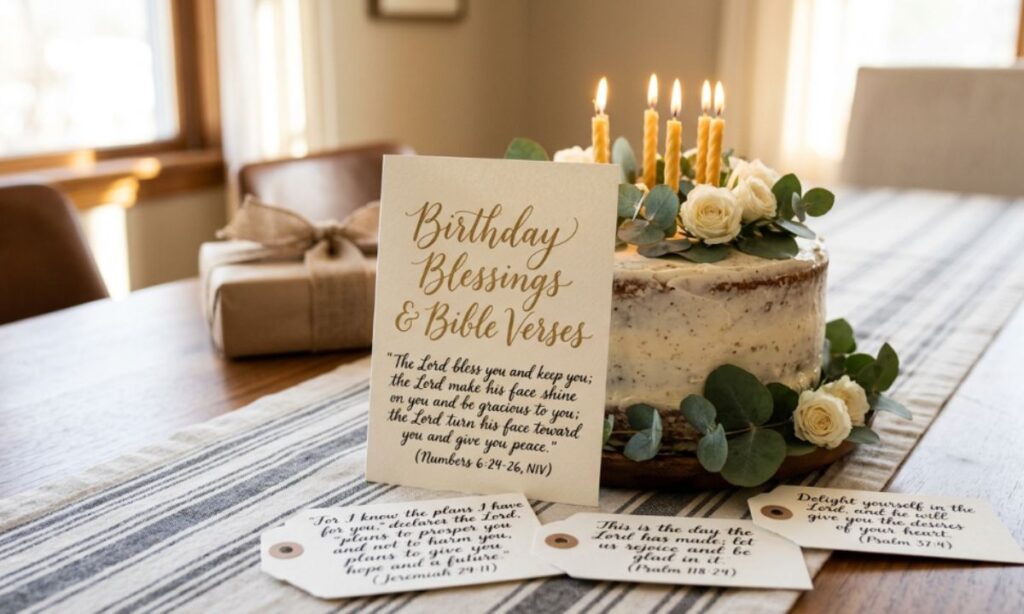 Birthday Blessings and Bible Verses