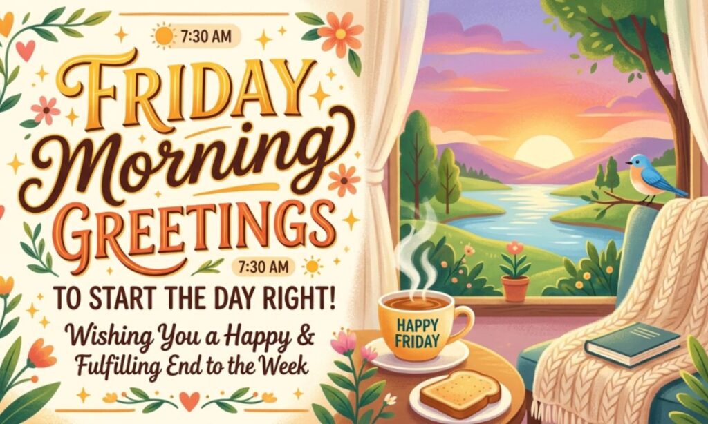 Friday Morning Greetings to Start the Day Right