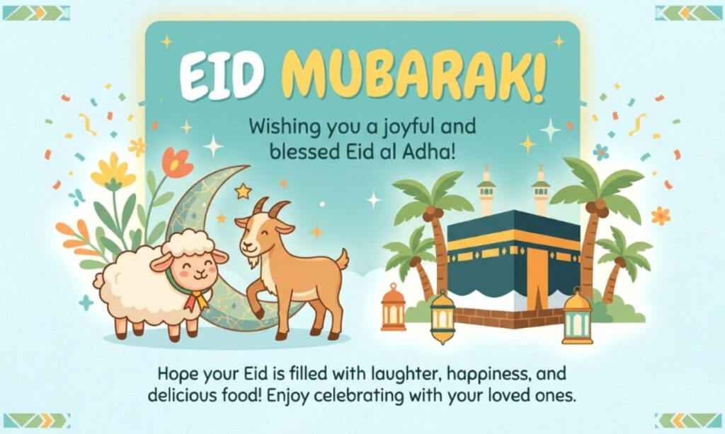 Friendly and Casual Eid al Adha Wishes
