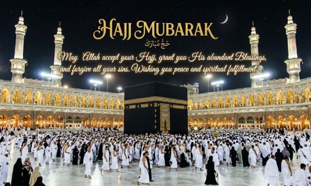 Hajj Mubarak Wishes for Blessings and Forgiveness