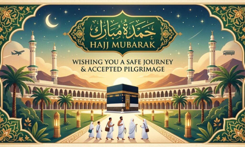 Hajj Mubarak Wishes for a Safe Journey