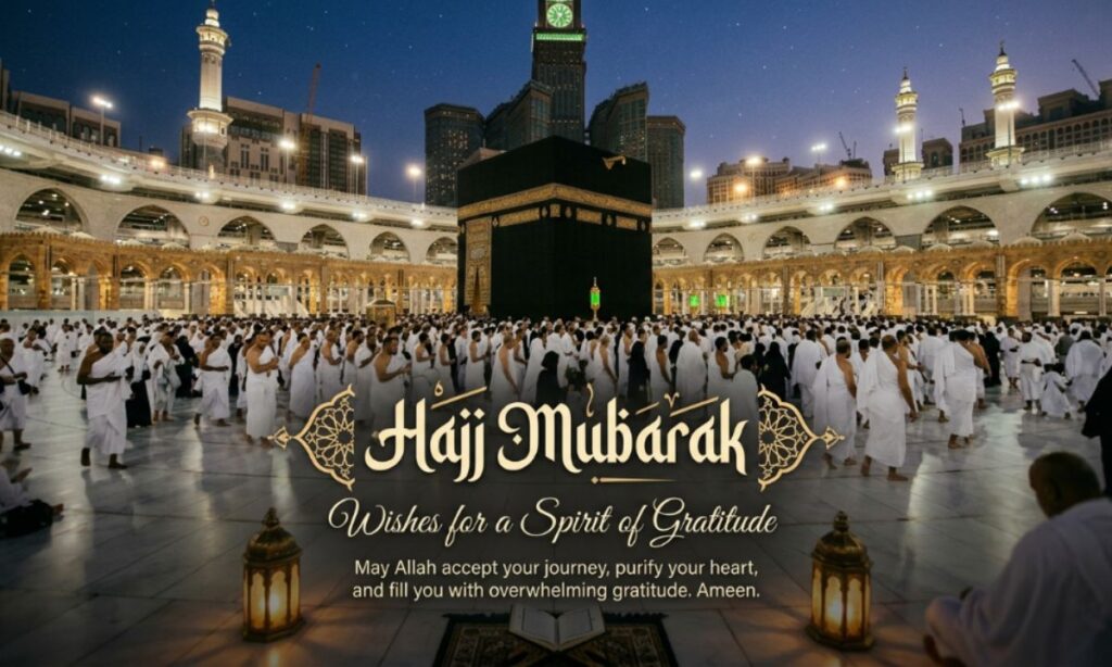 Hajj Mubarak Wishes for a Spirit of Gratitude