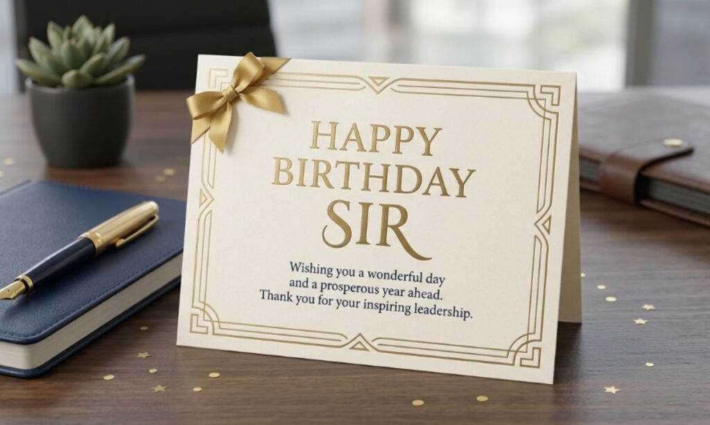 Happy Birthday Wishes for Sir in English
