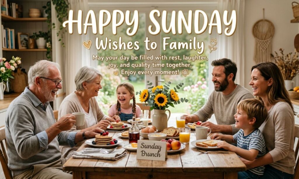 Happy Sunday Wishes to Family