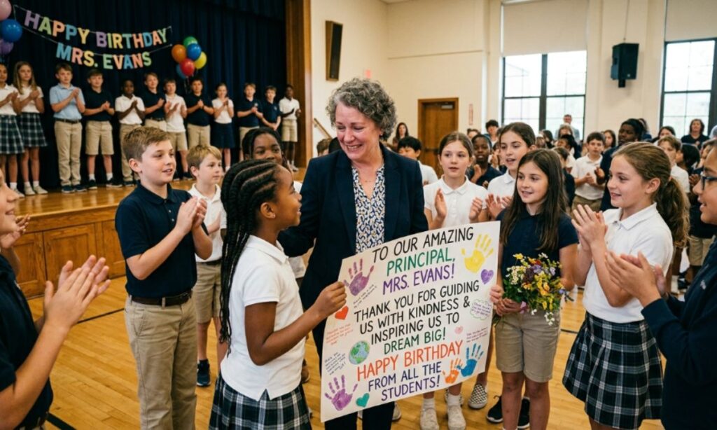Heart-Touching Birthday Wishes for Principal from Students