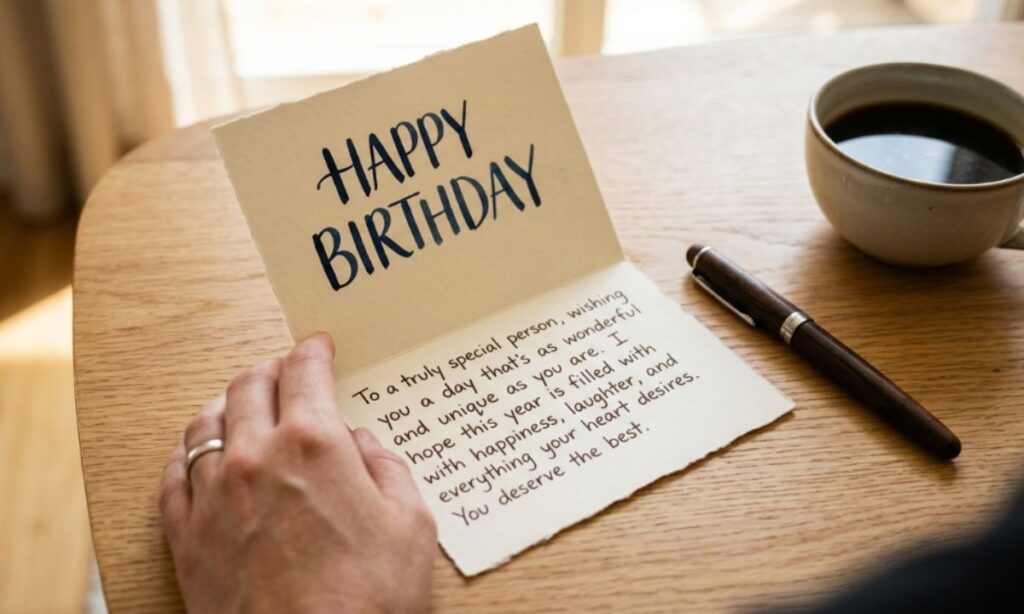 Heart touching birthday wishes for special person
