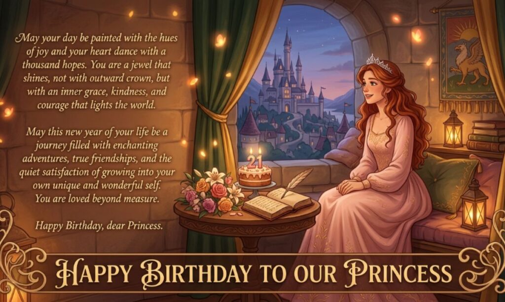 Longer Heartfelt Happy Birthday Wishes for Princess