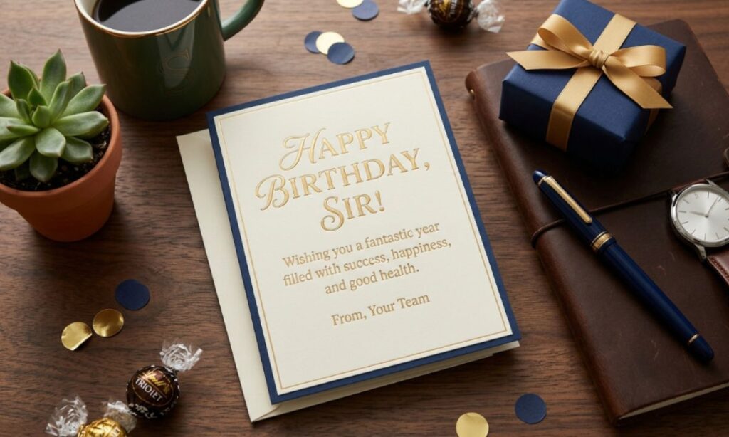 Short Happy Birthday Wishes for Sir