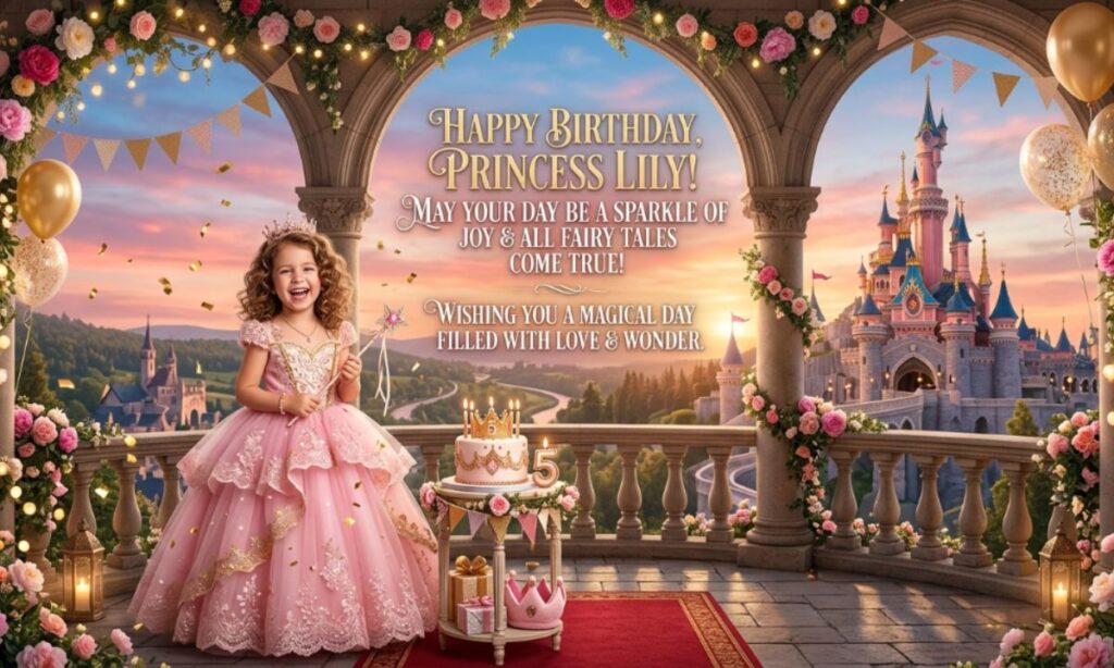 Short Unique Happy Birthday Wishes for Princess