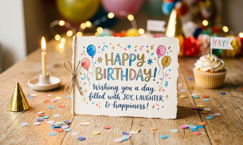 Short and Sweet Birthday Wishes