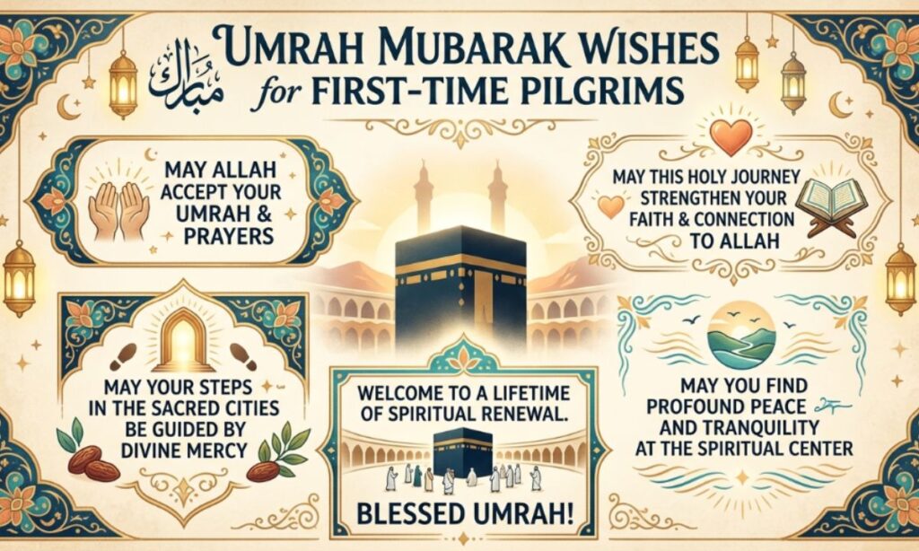 Umrah Mubarak Wishes for First-Time Pilgrims