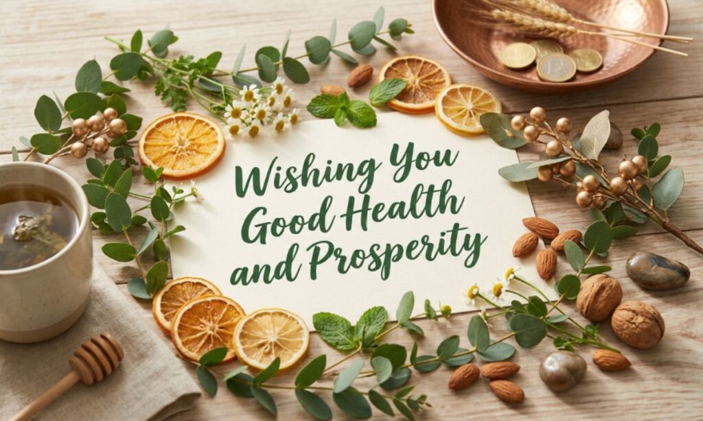 Wishing You Good Health and Prosperity