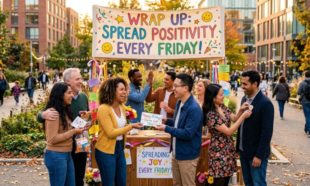 Wrap Up Spread Positivity Every Friday