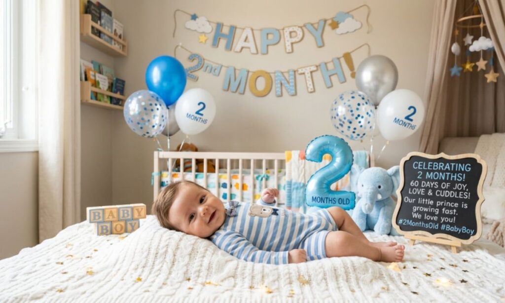 2nd Month Birthday Wishes for Baby Boy