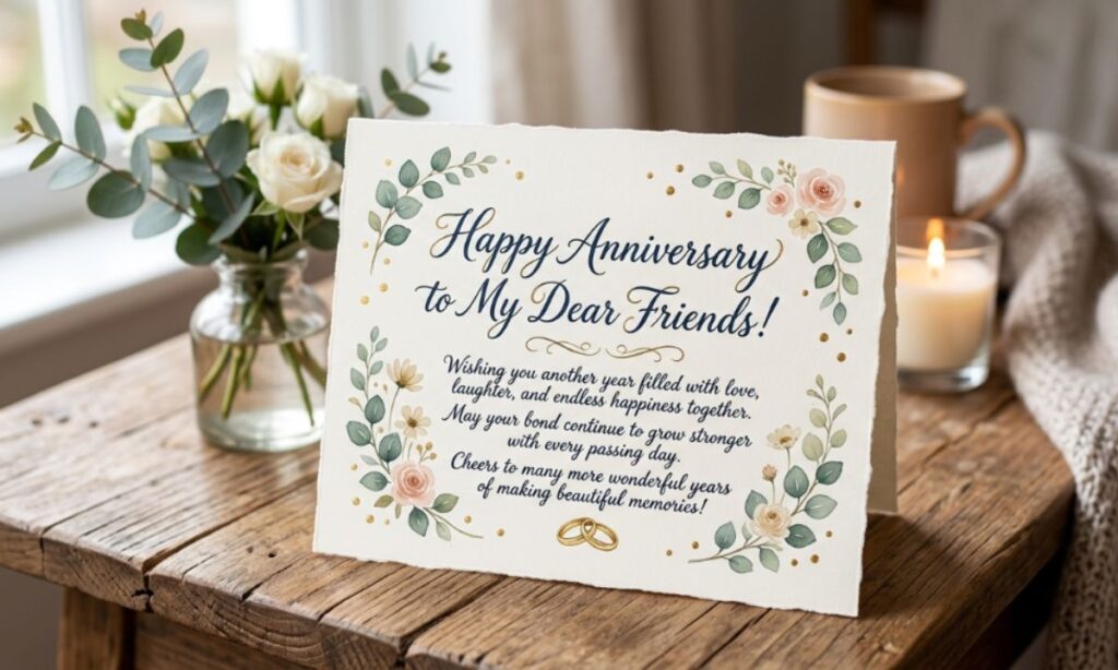 Anniversary Wishes for Friends