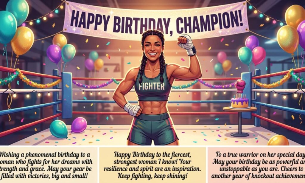 Best Happy Birthday Wishes for a Fighter Woman