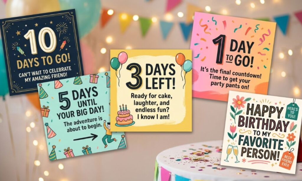 Birthday Countdown Quotes for Friend