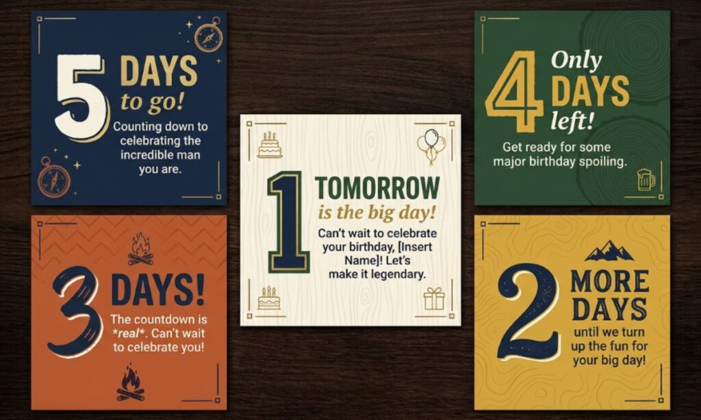 Birthday Countdown Quotes for Him