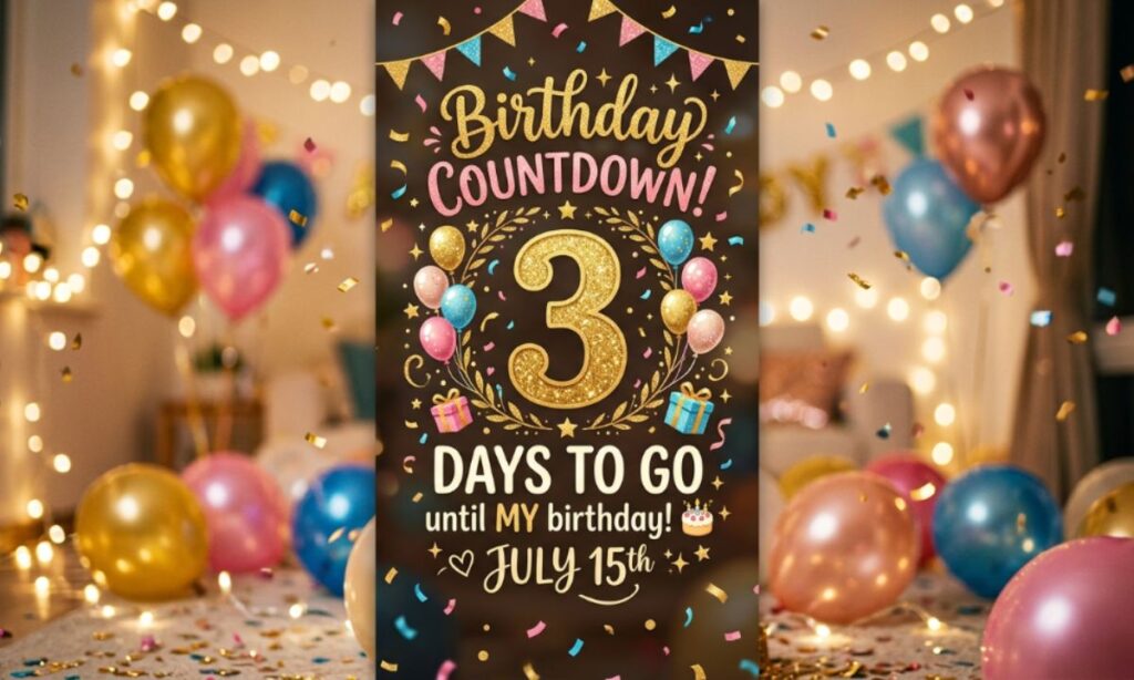 Birthday Countdown Status for WhatsApp