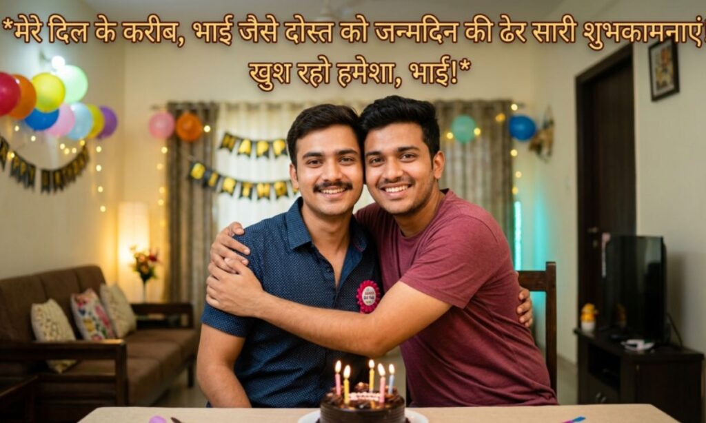 Birthday Wishes for Brother from Another Mother in Hindi