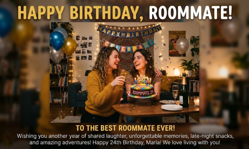 Birthday Wishes for Roommate