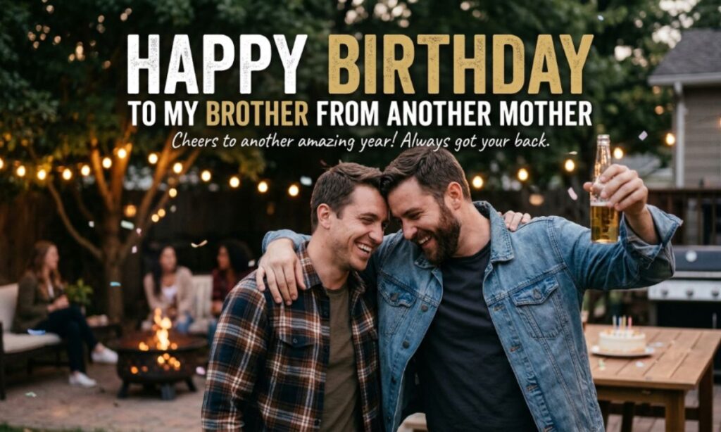 Brother From Another Mother Birthday Wishes