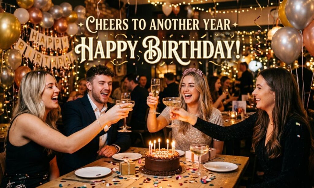 Cheers to Another Year Happy Birthday