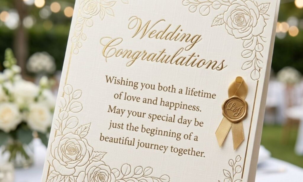 Congratulations Messages for Wedding & Engagement