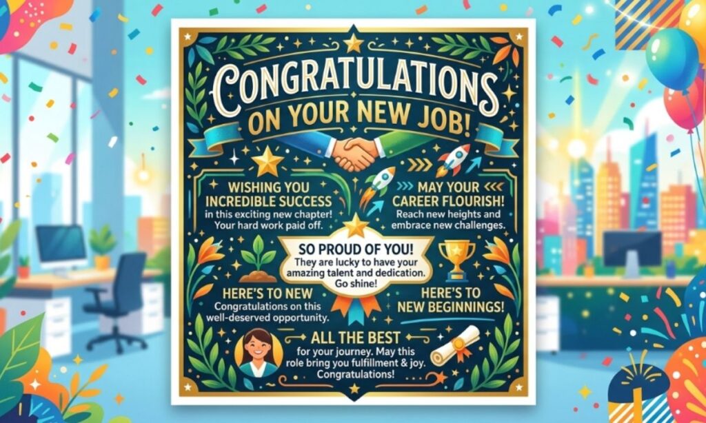 Congratulations Messages for a New Job