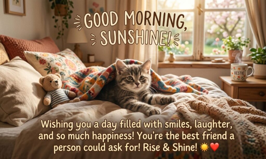 Cute Good Morning Wishes for a Close Friend