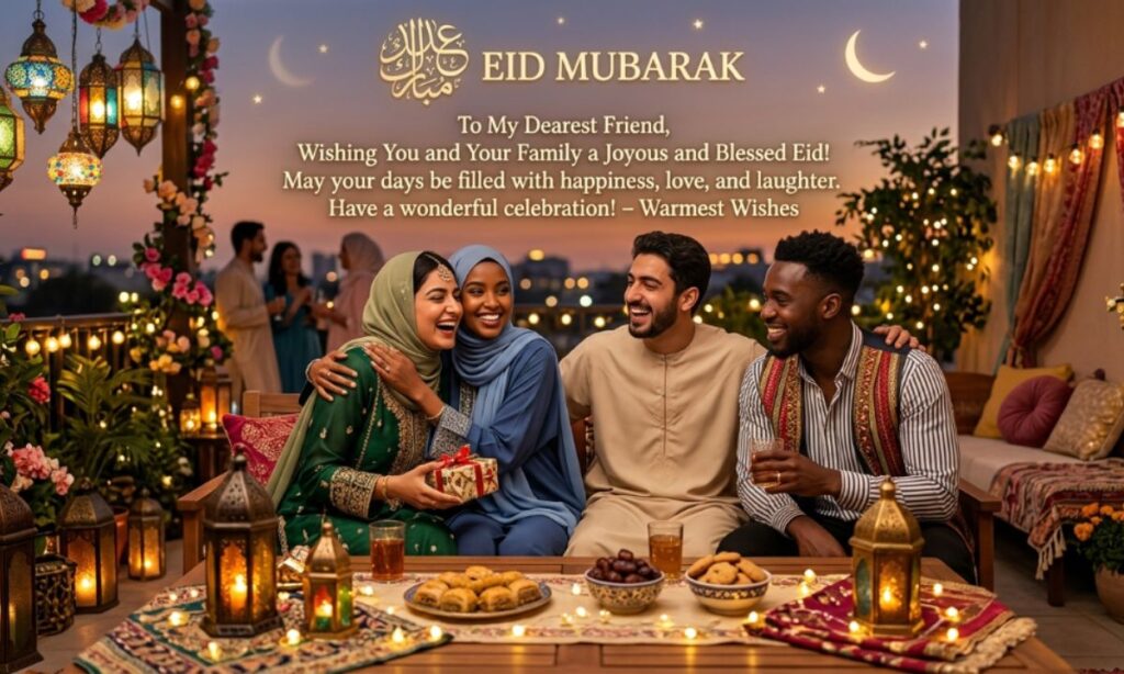 Eid Mubarak Wishes for Friend