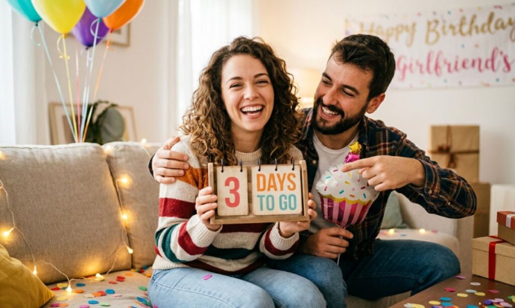 Exciting Happy Birthday Countdown Wishes for Girlfriend