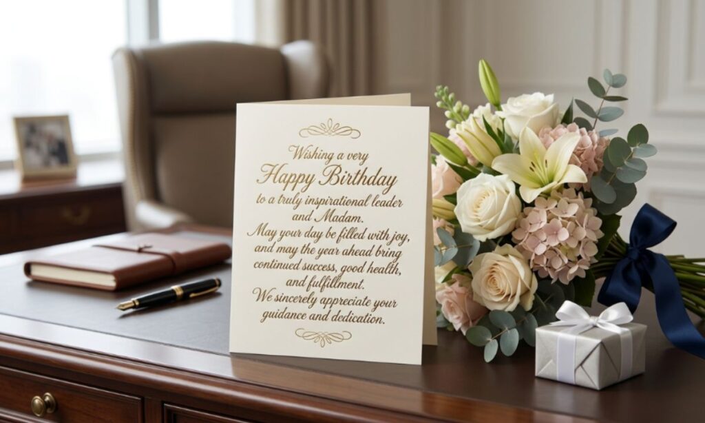 Formal Birthday Wishes for Madam