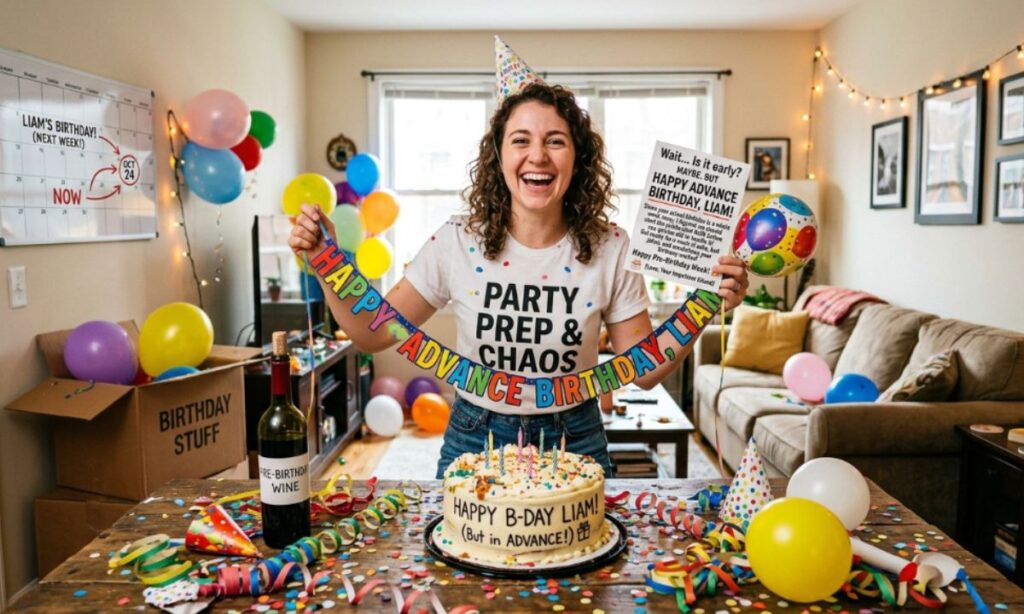 Funny Advance Birthday Wishes for Friend