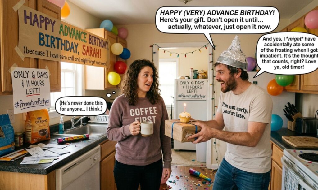 Funny Advance Birthday Wishes for a Friend