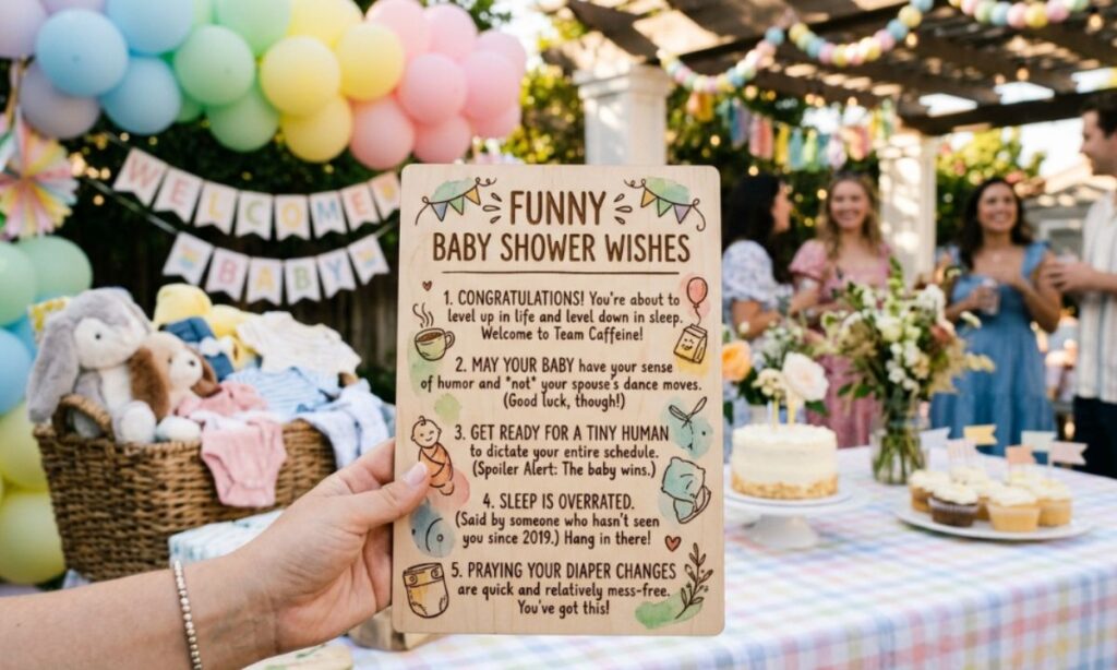 Funny Baby Shower Wishes