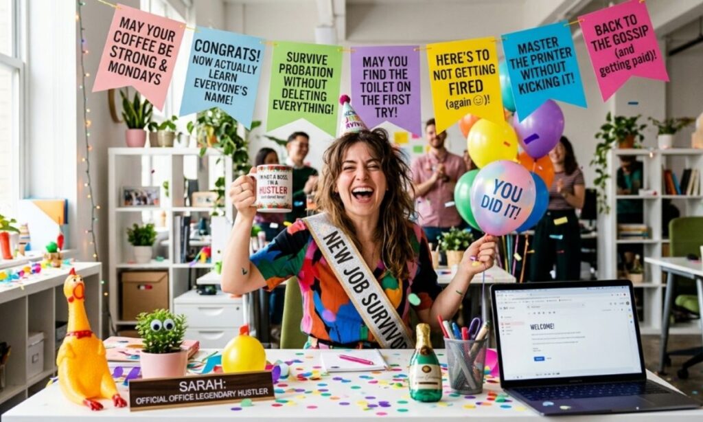 Funny New Job Wishes