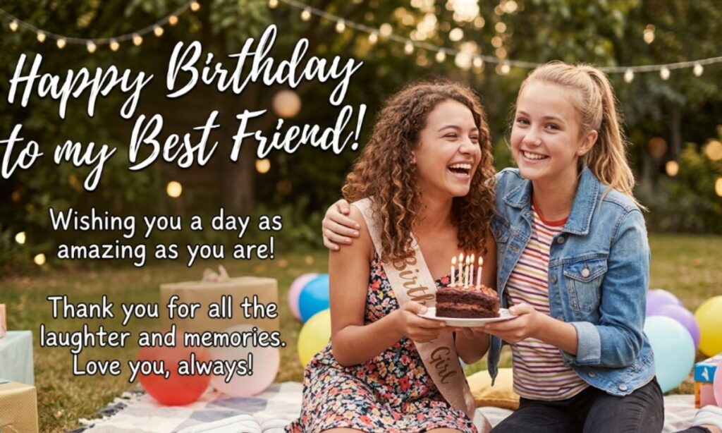 Girl Best Friend Birthday Wishes
