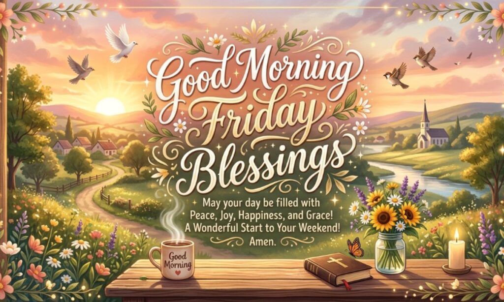 Good Morning Friday Blessings, Wishes & Quotes