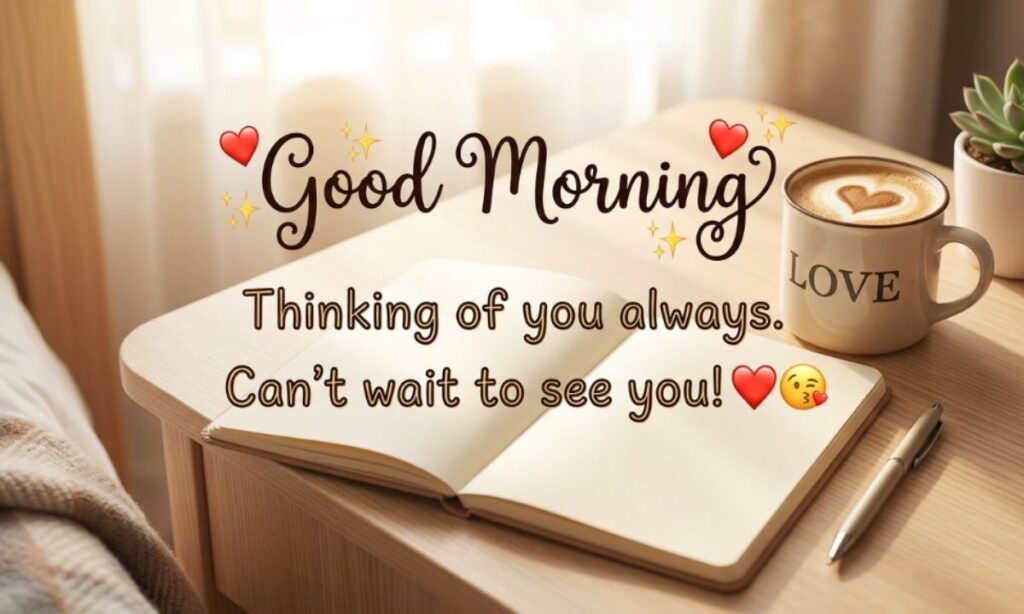 Good Morning Messages With Emojis for Love