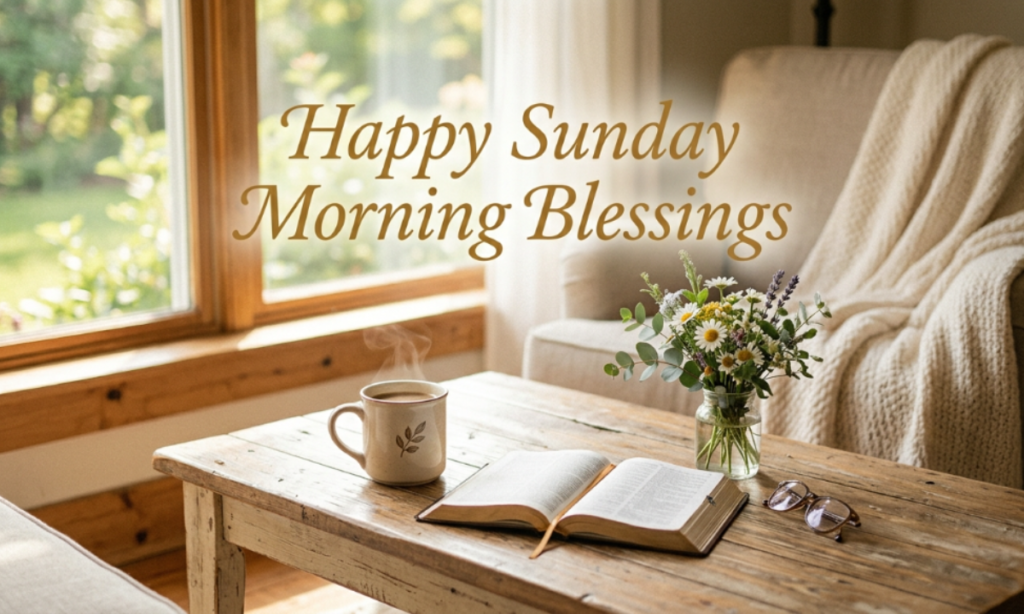 Good Morning Sunday Blessings, Wishes & Images (Ready to Share)