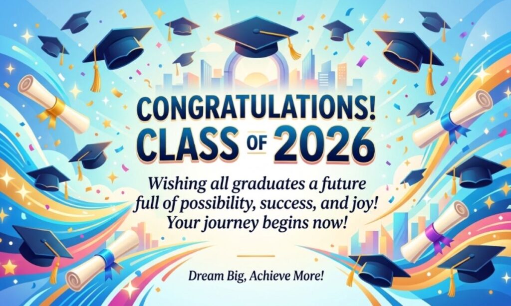 Graduation Wishes for Class of 2026 Students