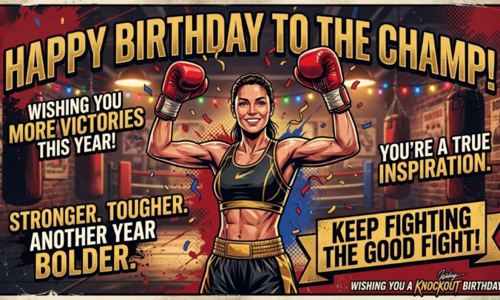 Happy Birthday Messages for Fighter