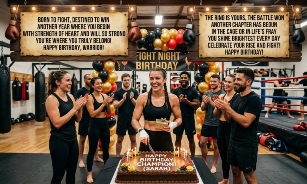 Happy Birthday Poems for Fighter