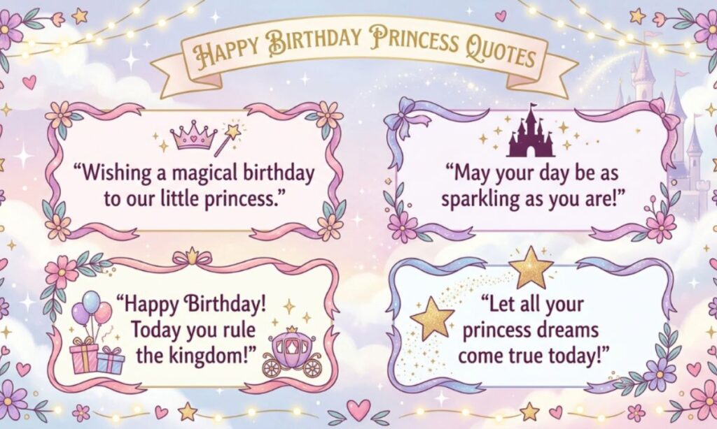 Happy Birthday Princess Quotes Short