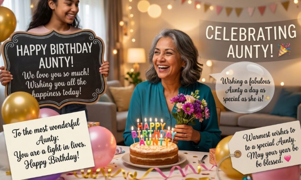 Happy Birthday Quotes for Aunty