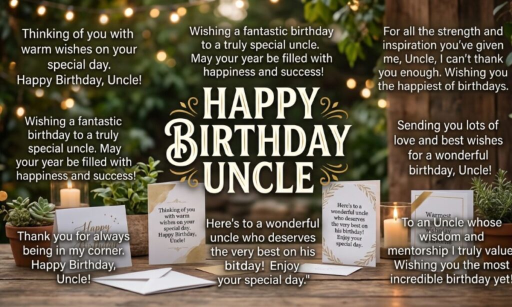 Happy Birthday Quotes for Uncle