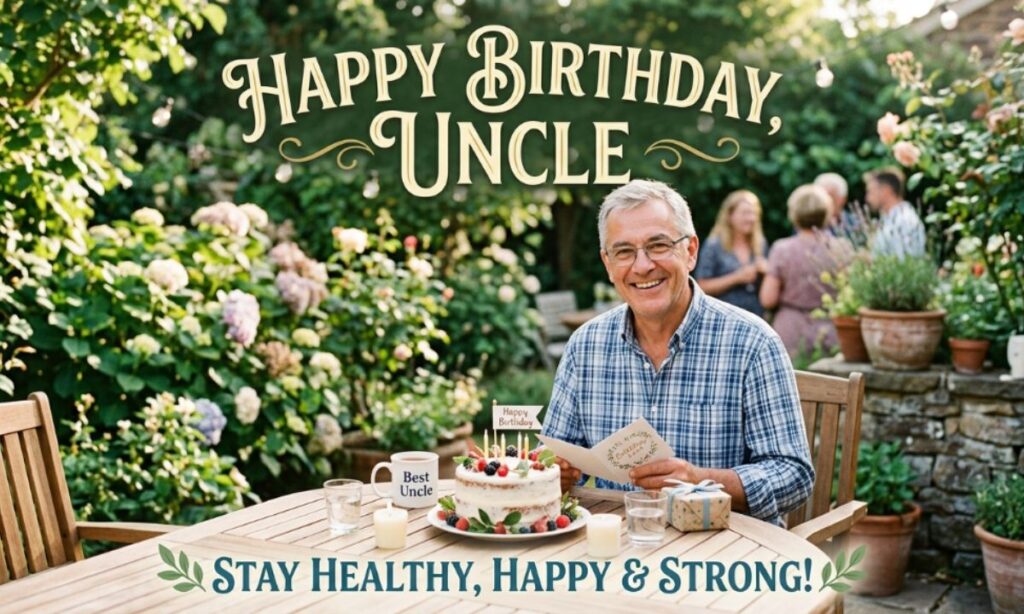 Happy Birthday, Uncle — Stay Healthy