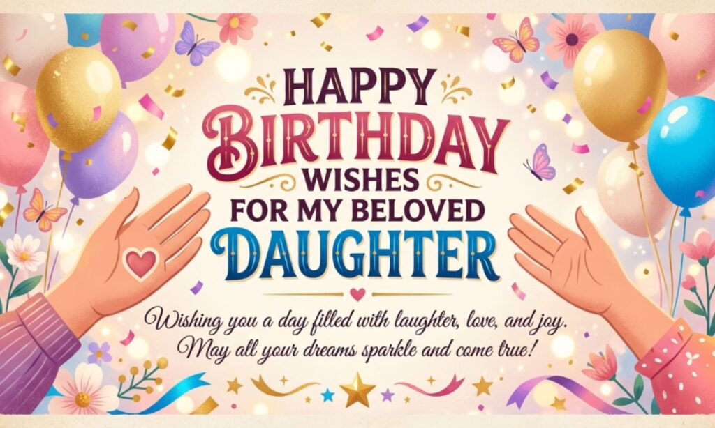 Happy Birthday Wishes for Daughter